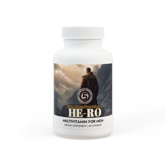 HE-RO Multivitamin for Men Supplement (60 Capsules)