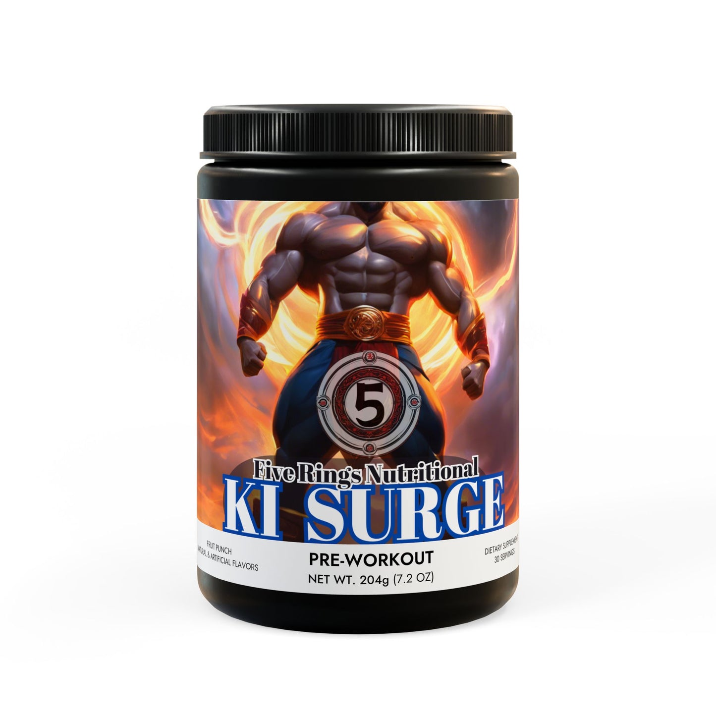 KI SURGE Pre-Workout Supplement, Fruit Punch (204g, 7.1oz)