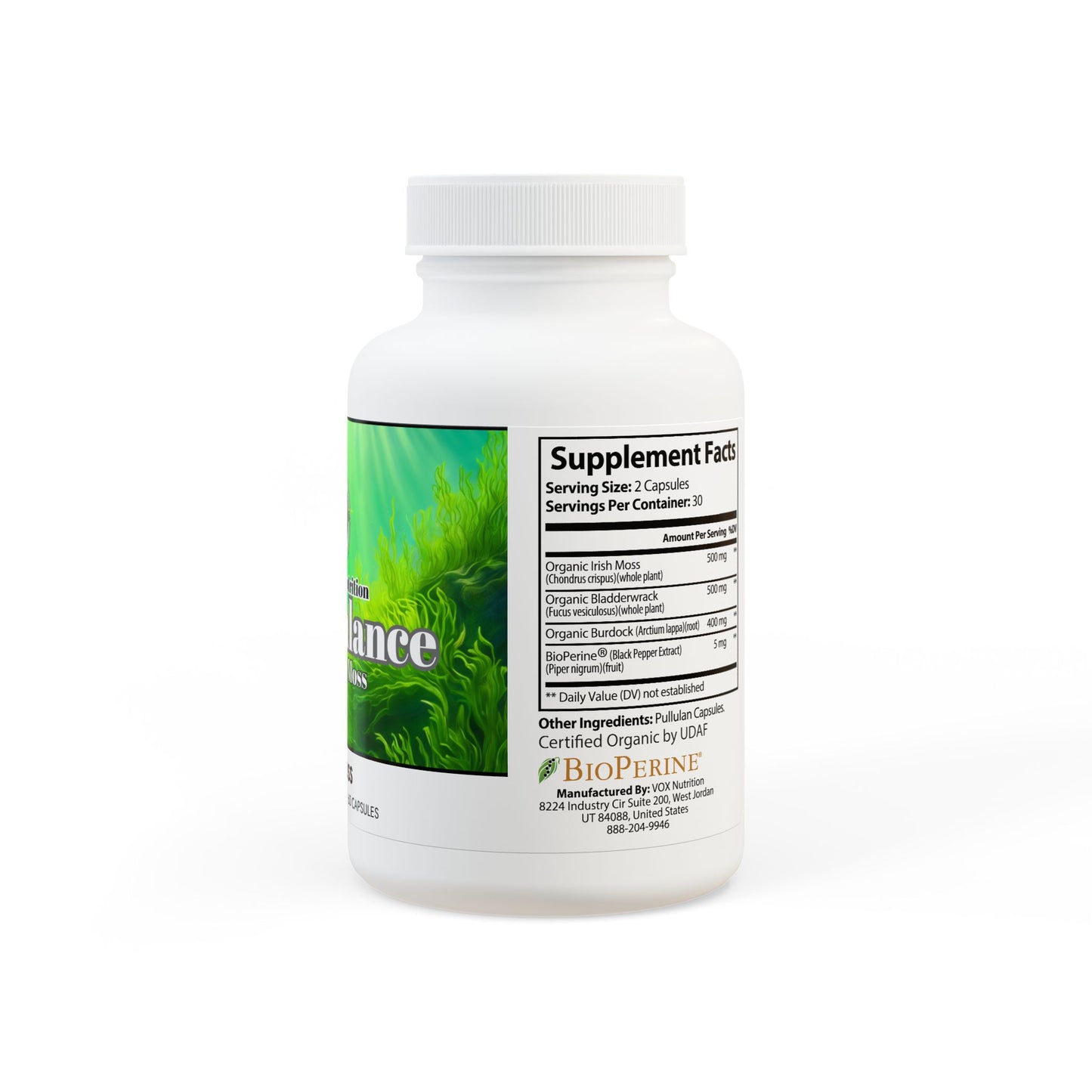 Tidal Balance Sea Moss Supplement (60 Capsules)