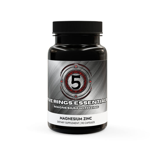 Five Rings Essentials - Magnesium Zinc Supplement (90 Capsules)