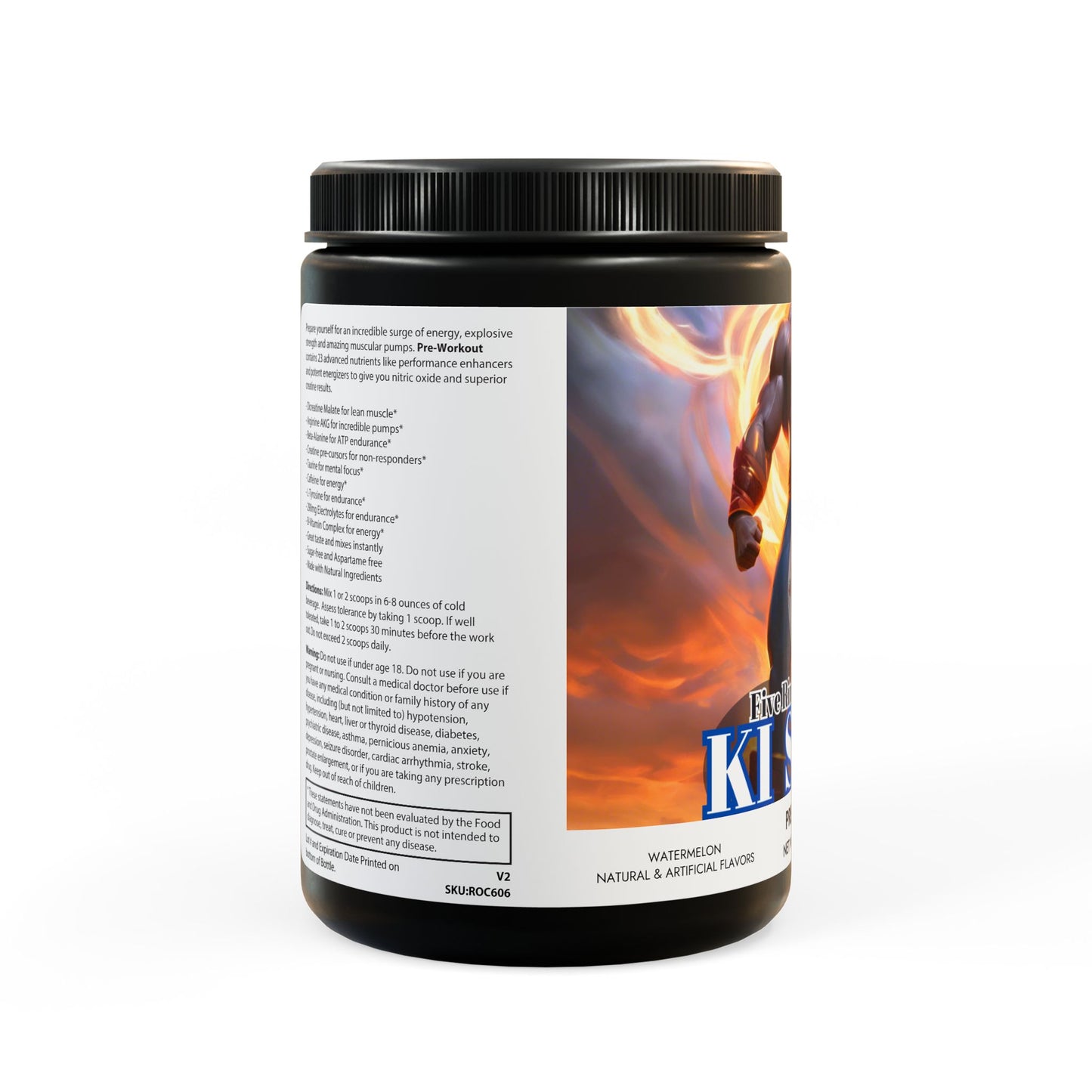 KI SURGE Pre-Workout Supplement, Watermelon (300g, 10.58oz)